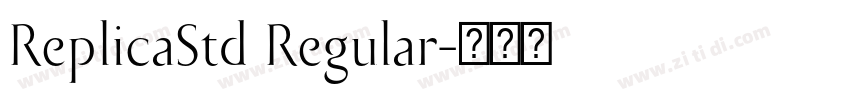ReplicaStd Regular字体转换